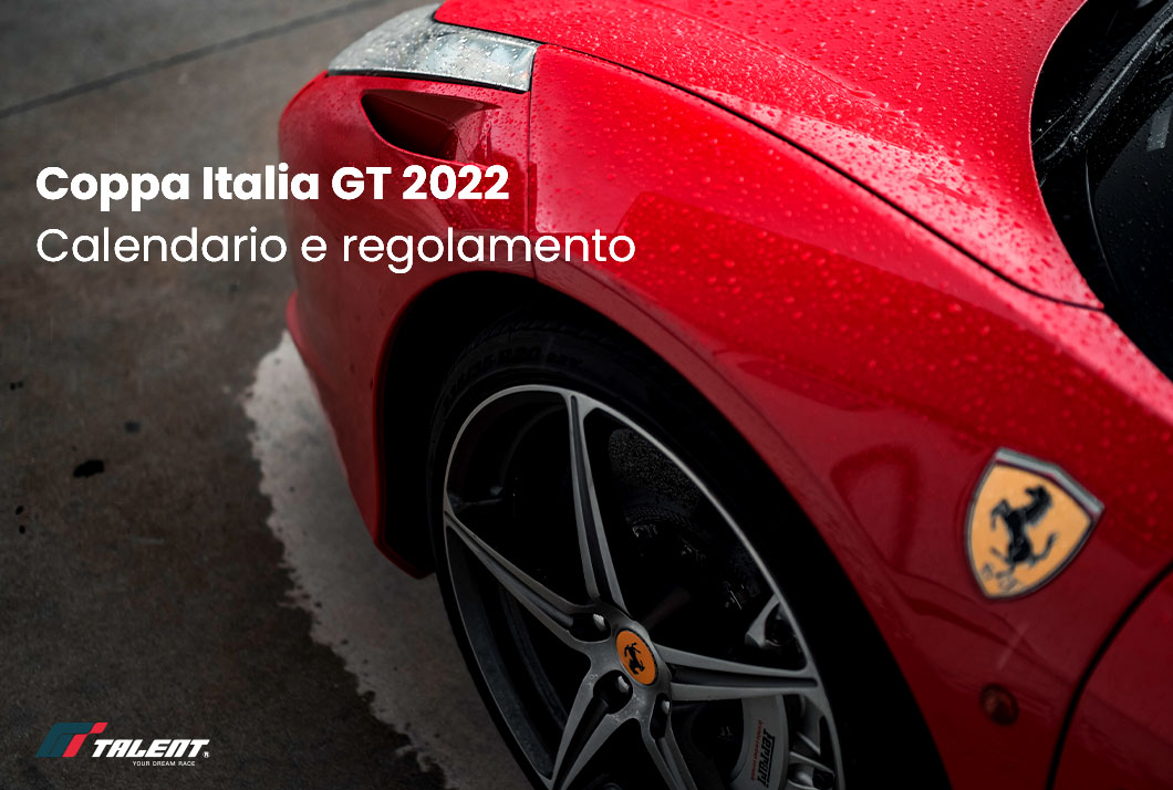 Coppa Italia GT 2022, calendario completo e regolamento